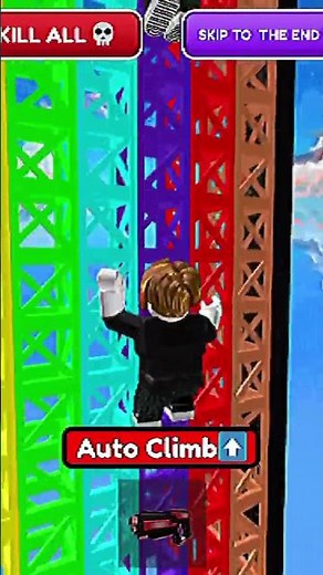 Roblox Obby Speed Run Challenge 🔥 | Can I Reach The Top? #shorts