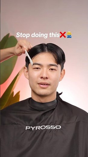 Middle part tutorial for Asian Hair (Easy)