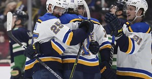 Late hit on Kyrou comes after his first NHL hat trick, in 5-1 win over Vancouver