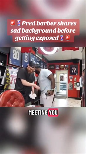 Predator barber reveals sad story before getting exposed😱 part 1 #pred #catch #fyp #jidion | Predcatchers