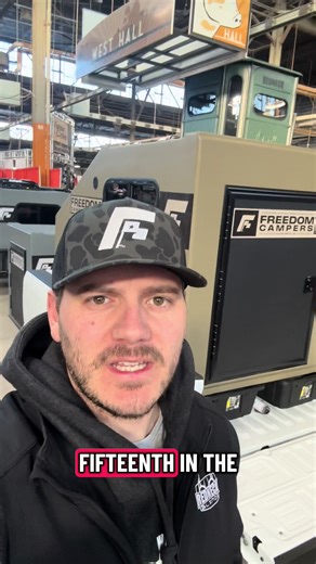 Great American Outdoor Show Feb 7-15 in Harrisburg PA 📍 Come see a Freedom Camper! #freedomcamper