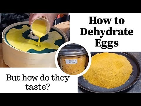 Dehydrated Eggs, Shelf-Stable & Great for Long-Term Storage + a Taste Test!
