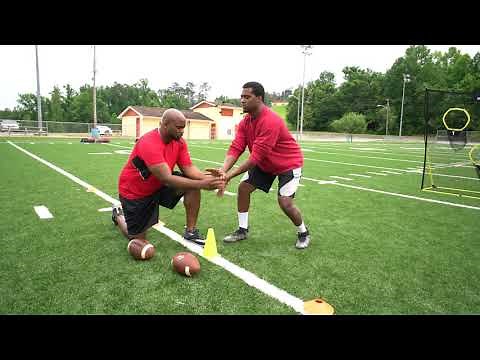 QB Tutor e1- "QB center exchange' How to take snaps from under center and shotgun