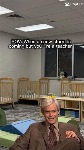 Will you be working in the snow storm? #christiantiktok #comedy #teacher #snow #snowstorm2026