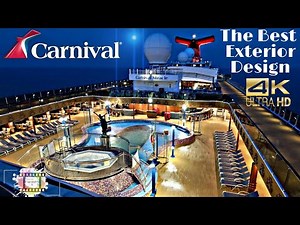 2022 CARNIVAL MIRACLE SHIP TOUR || 4K EXTERIOR Walk Through - Decks 3, 9, 10, 11, 12