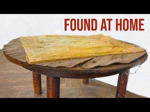 Restoration of Vintage Coffee Table — From Worn to Beautiful