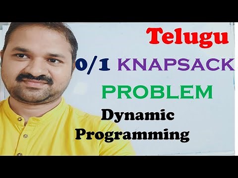 DAA in Telugu || 0/1 Knapsack Problem Using Dynamic Programming in Telugu | Design and Analysis of