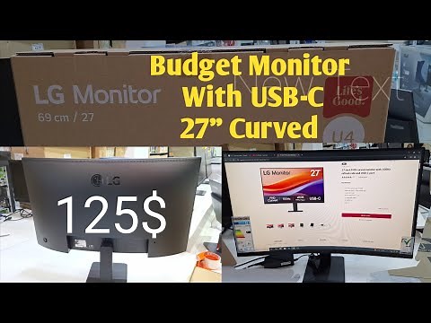 LG USB - C 27inch Monitor Unboxing / 27U421A-B