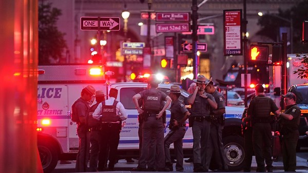 4 killed, including off-duty officer, in Midtown office shooting; suspected gunman dead by suicide