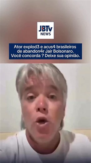 O ator e cantor Davi Cardoso Jr. publicou um vídeo nas redes sociais em defesa do ex-presidente Jair Bolsonaro, no qual faz um desabafo contundente sobre o cenário político e a postura da sociedade brasileira. Segundo o artista, Bolsonaro estaria sendo alvo de perseguição política e pagando um preço elevado por ter defendido o país. Na gravação, Davi afirma que o “maior erro” do ex-presidente teria sido defender o Brasil, fazendo críticas diretas ao povo, que ele classifica como omisso diante do