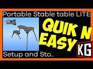 best portable shooting table setup and stow