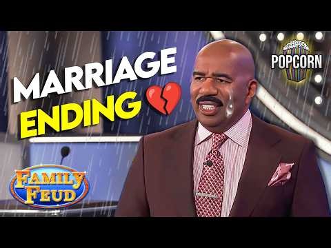 IT’S OVER!! Best Marriage-Ending Questions and Answers That SHOCKED Steve Harvey! | Family Feud
