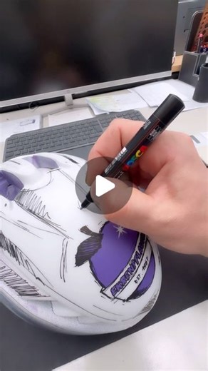 Alexander Bloch on Instagram: "Ehrenpflaume x Stilbruch Lack #stilbruchlack #kaipflaume #ehrenpflaume #custompaint #abushelmets #designlackierung #painting #artwork #abus #design #comic #cartoon #helm #helmets #artcar #artworks #posca #lackieren #lackierer #lackierung #montanacans #cartooncars #abuscycling #arthelmet #art #3m"