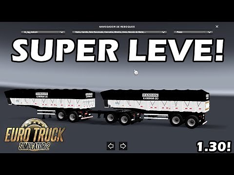 Pack de Reboques Brasileiros Super Leve ETS 2 MOD! 1.30