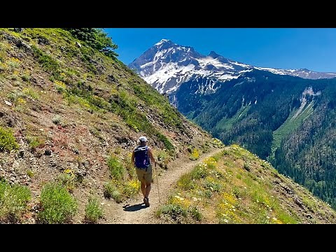 Top Spur Trail. Most Scenic, Short Hike on Mt. Hood Oregon