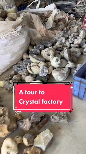 A tour to Crystal factory. Let’s see how the carvings making out. 🤩 #crystal #crystalfactory #crystalmaking #crystalcarving #crystallover #crystalcollector #wholesalecrystal #highlandcrystal