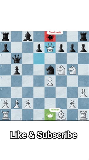 Surprise Checkmate for Beginners! 😲♟️#chess #chessgame