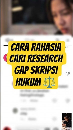 Cara Rahasia Cari Research Gap Skripsi Hukum ⚖️