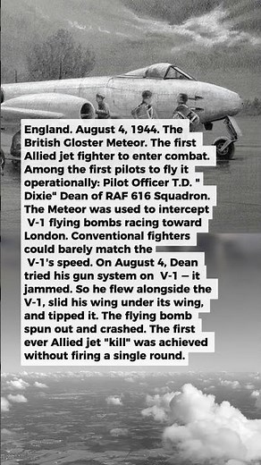1 American Pilot Was the First Person to Fly a Jet in Combat — For the British, Not America