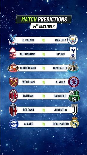 Today's Football Predictions | Real Madrid • Juventus • Man City • Spurs