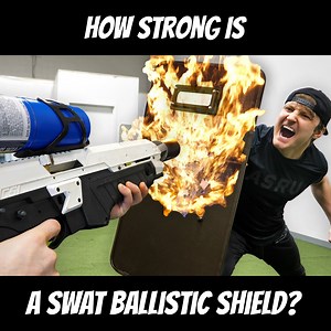 109K views · 999 reactions | How Strong Is A SWAT Ballistic Shield? | JustDustin | Facebook