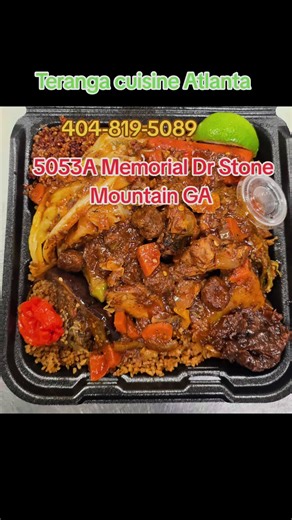 Explore Joloff Rice at Teranga Cuisine in Atlanta