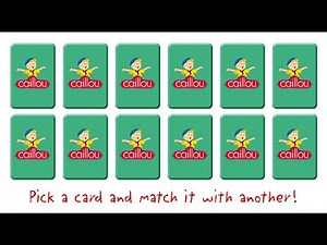 Caillou's Memory Game - Gameplay