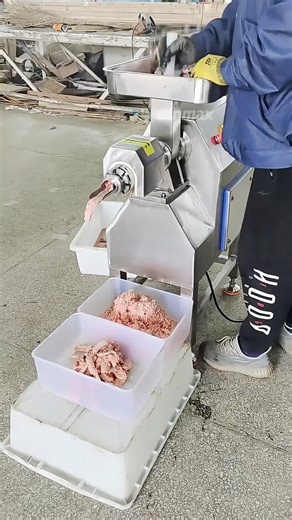 Chicken meat and bone separator | fresh and frozen meat and bone separating machine