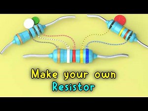 Resistor working in circuit with Animation. Combine and make your own Resistor any value with bands.