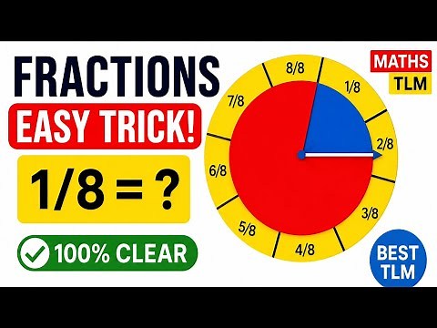 Fraction Working Model for School Project | Easy Maths Fraction Model