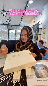 7.7K views · 116 reactions | Unboxing my new iPad 11th gen (A16) Pink from:PMIP-Phoneshoppe #fypシviralシ2024 #PMIPPhoneshoppe | Farisha Abas Kusain | Facebook