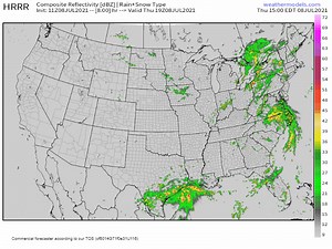 14K views · 173 reactions | Estimated radar through midnight tonight. Elsa treking up I-95 bringing Tropical Storm conditions as she goes. Texas land low spinning up Gulf juice towars TX/LA. This isn't going anywhere soon. And an upper low bringing NE action ahead of Elsa. MWP Website: www.spaghettimodels.com MWP FB Supporter Option: bit.ly/2SUDq0K MWP Shirts & More: bit.ly/3wyEtlR | Mike's Weather Page | Facebook