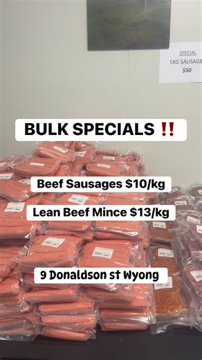 Top quality fresh from the farm. 9 Donaldson st Wyong Mon-Fri 9-5 Sat 8-12 | Two Creeks Beef