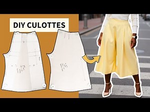 How to Make DIY Culottes Patterns | Kim Dave