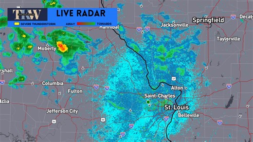 A weak disturbance is sliding southeast this evening. With limited moisture and instability, rain chances stay very low—under 10%. Expect mostly cloudy skies across the STL region tonight, with temps falling from the upper 70s into the mid-60s by morning. | TeamKenny Weather