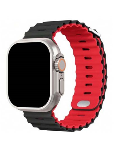 1pc Unisex Ocean Wave Compatible Bands Compatible With Apple Watch 49mm 46mm 45mm 44mm 42mm 41mm 40mm 38mm Series 10/9/8/7/6/5/4/3/2/1 Ultra SE | SHEIN