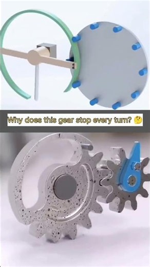 This Gear Moves One Step at a Time! 🤯 | Geneva Mechanism Explained #shorts