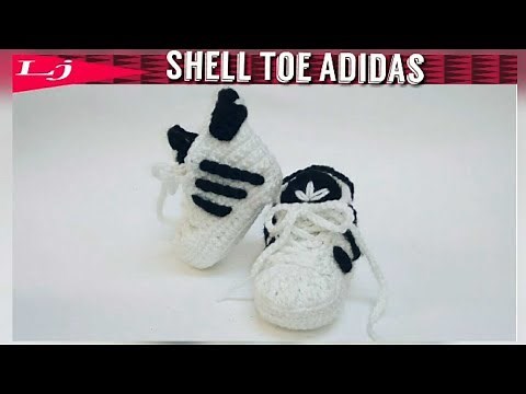 Crochet Adidas Baby Sneakers