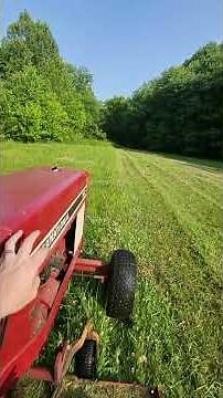 IH 184 Cub w/ Woods 59 Mower