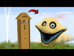 i Found Scariest HUNGRY WORM 😱 in Minecraft | Minecraft Horror |