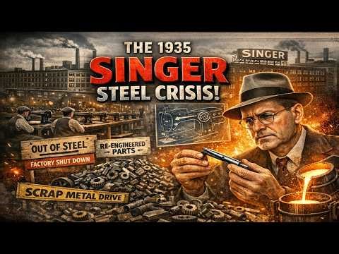 The 1935 Sewing Machine Steel Shortage — How Singer Kept Factories Running