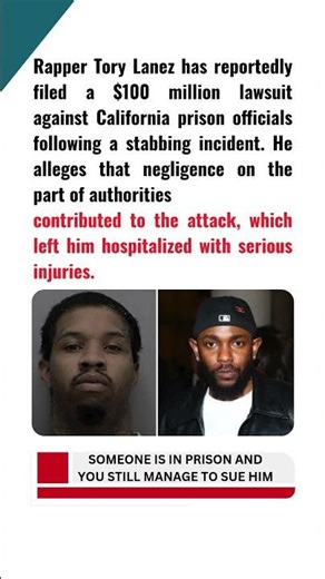 Tory Lanez Files $100 Million Lawsuit Over Life-Threatening Prison Stabbing