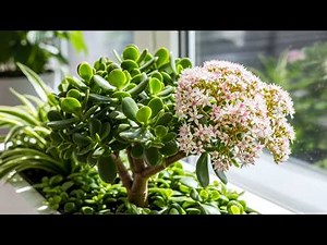 10 Tips to Make a Jade Plant Bloom that Trigger Beautiful Blooms 🌸#plants