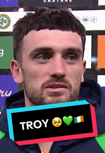 Troy just has a way with words 💚🥺 Brighter days lie ahead 🇮🇪🫶 #ireland #irelandfootball #coybig #troyparrott #avivastadium
