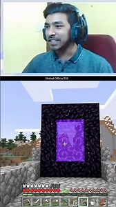 How To Make Neither Portal In Minecraft #technogamerz #minecraft #howtomake #portal