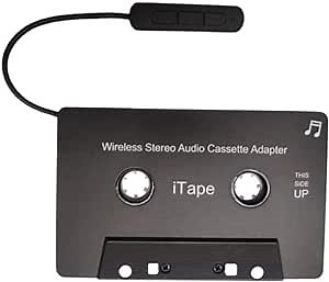 Cassette Adapter Car Bluetooth Audio Receiver Work While Charging Support TF Card