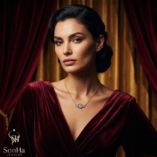 Evil Eye Necklace With Blue Evil Eye Stone, Ward off Negative Energy Gift, Protective Evil Eye Amulet, Dainty Protection Jewelry - Etsy