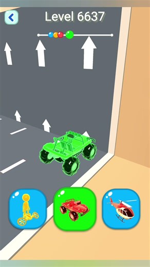 Shape shifting2 game level #6637 hyper casual game #shapeshifting #gameplay #gaming #shortvideo...