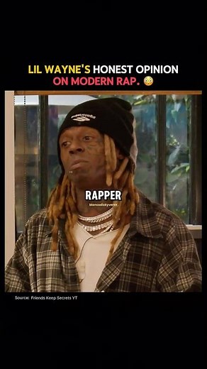 Lil Wayne reveals his honest thoughts on modern rap music. 🤔