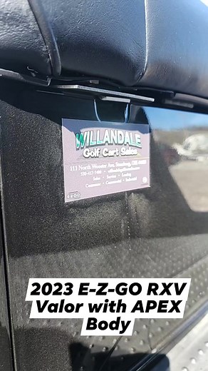Brand New 2023 #ezgo RXV Valor With some killer upgrades! #custom #golfcart #golfcartlife | Willandale Golf Cart Sales